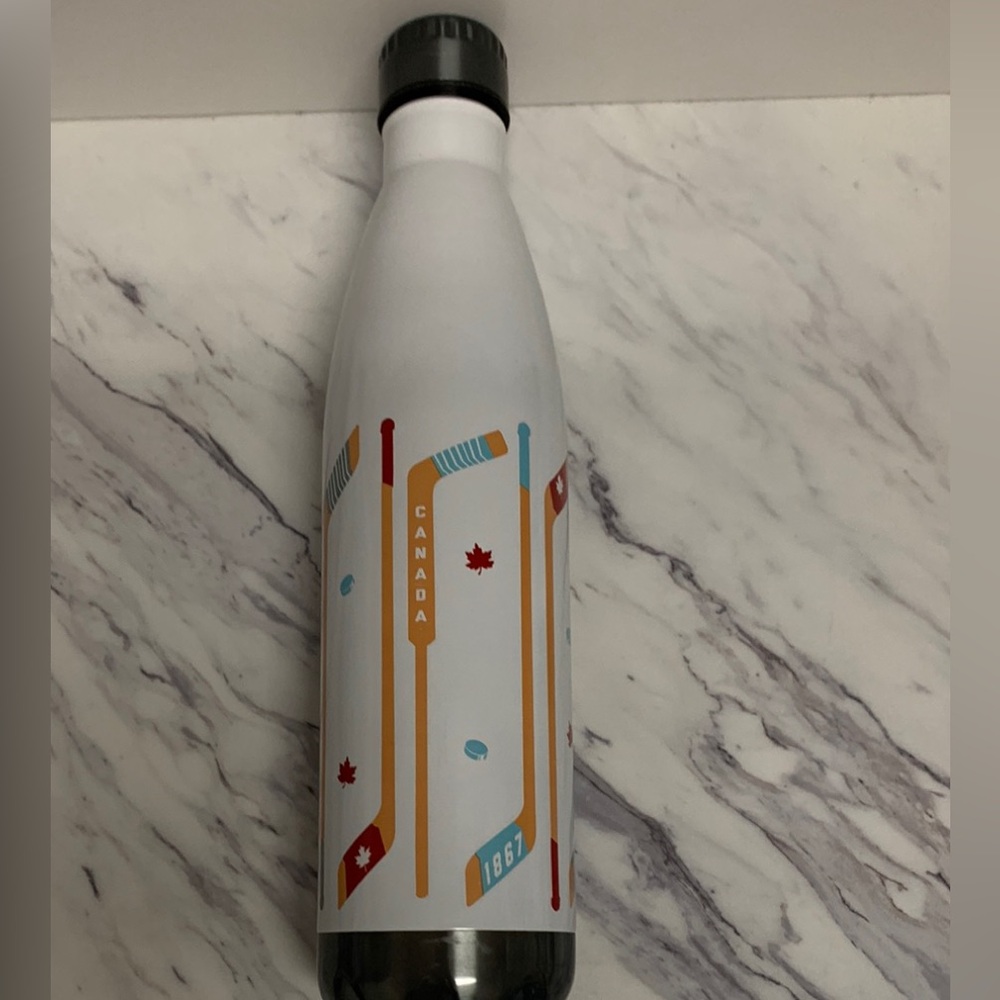 Canada Hockey Themed Water Bottle